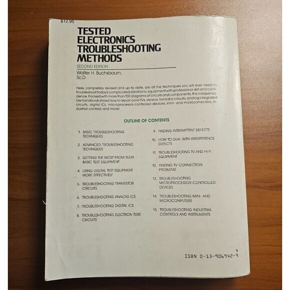 Tested Electronics Troubleshooting Methods Second Edition By Walter H. Buchsbaum - Picture 5 of 5